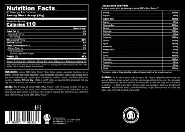 Universal Animal 100% Whey Protein ÇİKOLATA Aromalı 1,8 kg