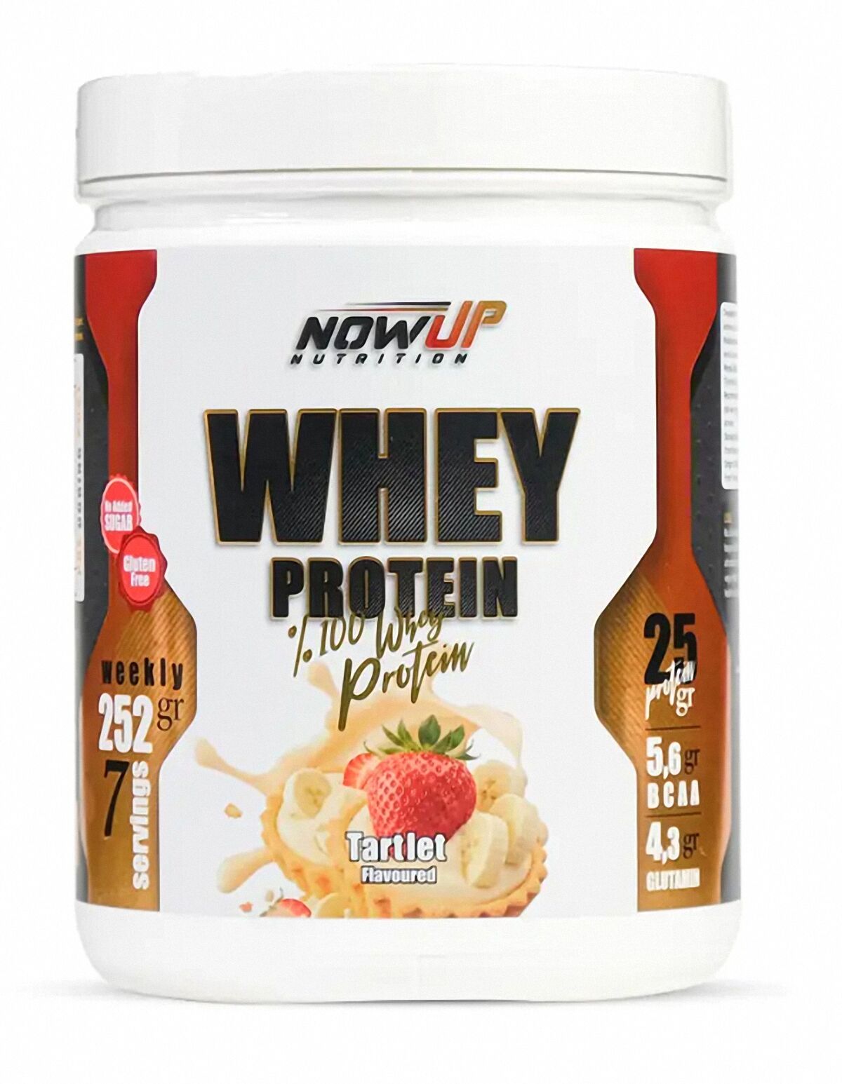Nowup Nutrition %100 Whey Protein Tartlet Aromalı 252 Gr | 25g Protein