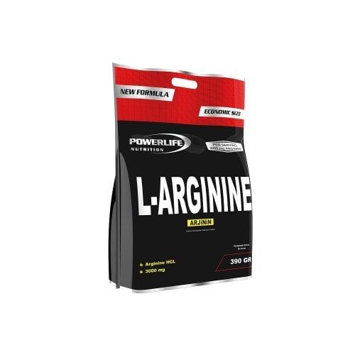 POWERLIFE L-ARGİNİNE HCL 390 GR (NAR AROMALI POŞET)