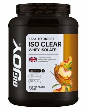 Bigjoy Iso Clear Whey Isolate 960g ICE TEA ŞEFTALİ Aromalı