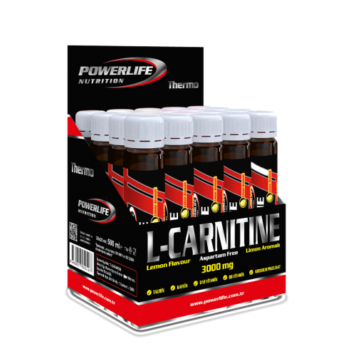 POWERLIFE L CARNİTİNE 3000 MG LİMON 20 ADET (25 ML)