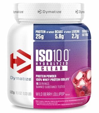 Dymatize ISO 100 Hydrolized Clear Whey Protein 512 gr