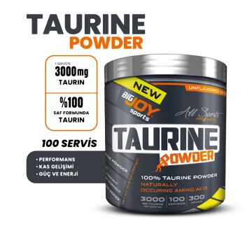 BIGJOY Taurine Powder - 300Gr - 100 Servis