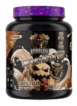 GRIMSUPPS DARK WHEY PUMPKIN FLAVOR PROTEIN 16 SERVINGS