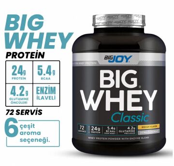 Big Joy Big Whey Classic Whey Protein 2376 Gr Çilek