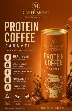 PROTEIN COFFEE CARAMEL 480 gr 16 servis