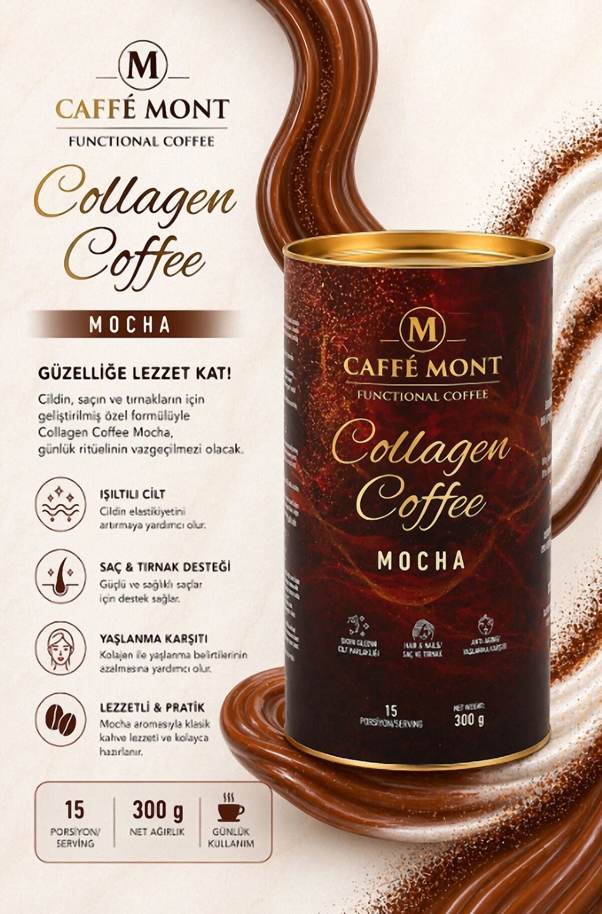 COLLAGEN COFFEE MOCHA 300 gr 20 servis