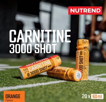Nutrend L-Carnitine Shot 3000mg 20 Ampül PORTAKAL AROMALI
