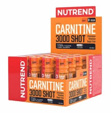 Nutrend L-Carnitine Shot 3000mg 20 Ampül PORTAKAL AROMALI