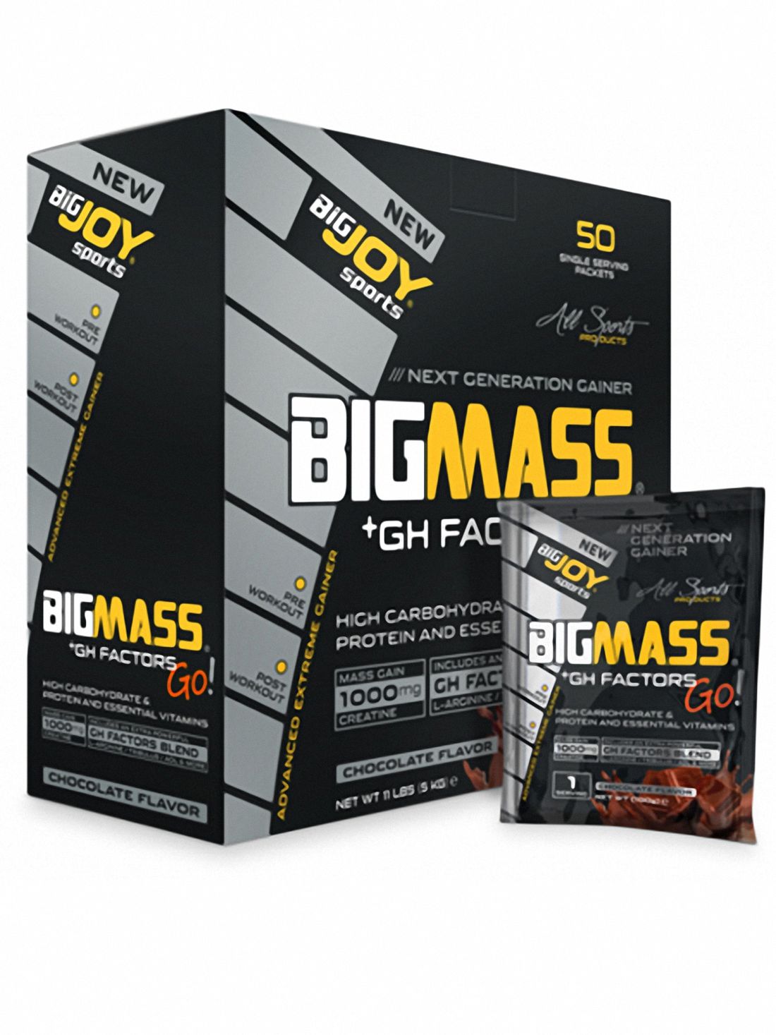 Big Joy Big Mass +GH Factors Go 5000 Gr 50 Saşe