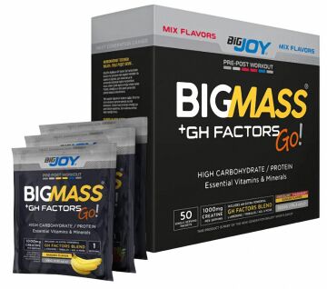 Big Joy Big Mass +GH Factors Go 5000 Gr 50 Saşe Mix 3 Aroma