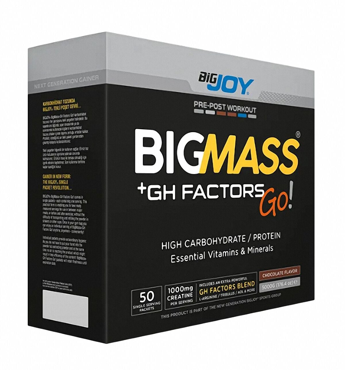 Big Joy Big Mass +GH Factors Go 5000 Gr 50 Saşe Çikolata